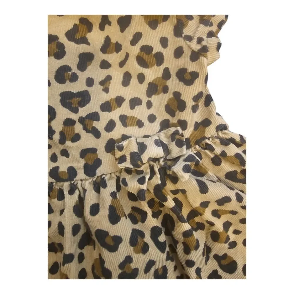 CARTER'S Ribbed Leopard Dress‎ - Size 12 Months